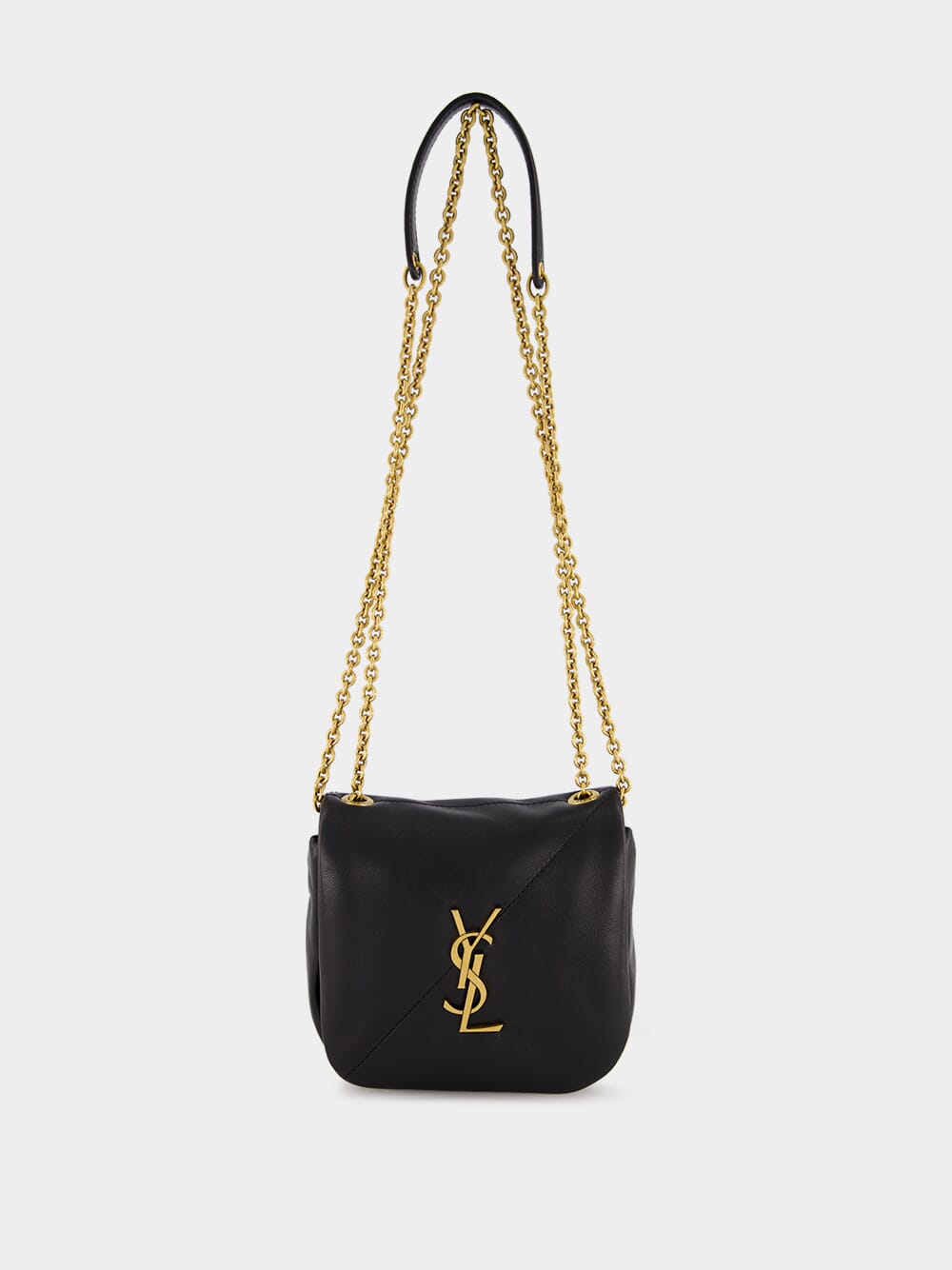 Saint Laurent Logo Plaque Foldover Top Tote Bag main image 1