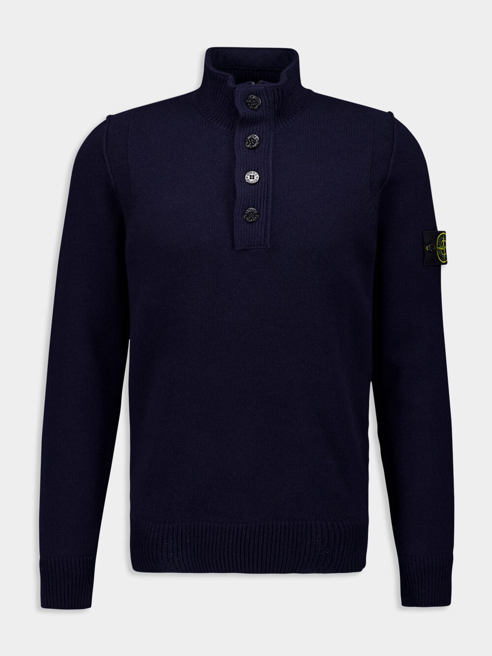 WEST 1/4 ZIP SWEATER - BLUE ABYSS