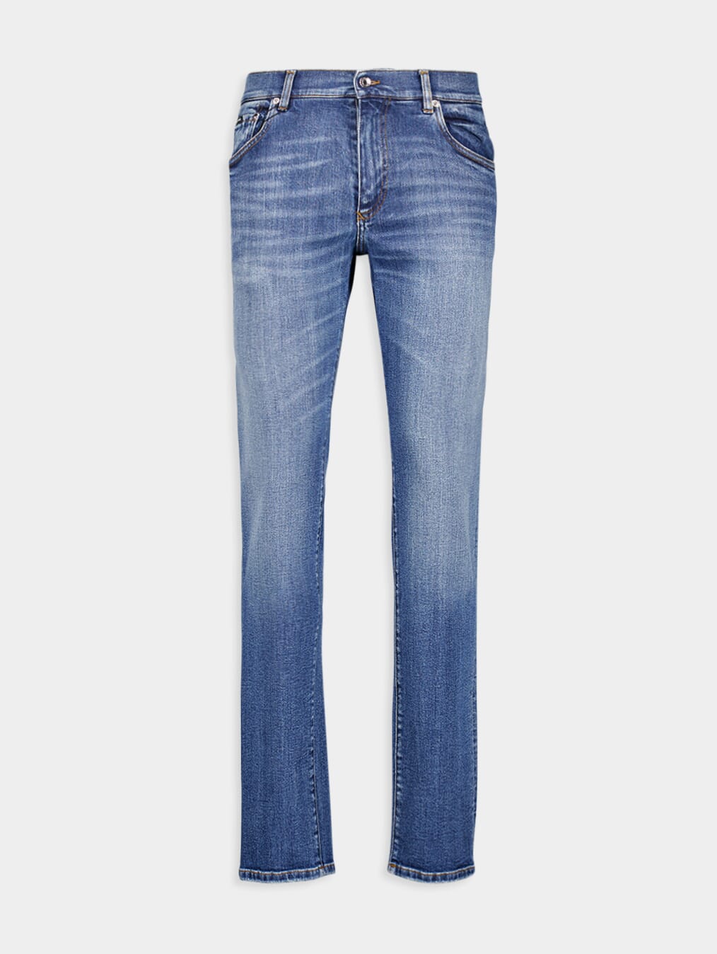 Dolce & Gabbana Off White Cotton Stretch Skinny Denim Jeans main image 0