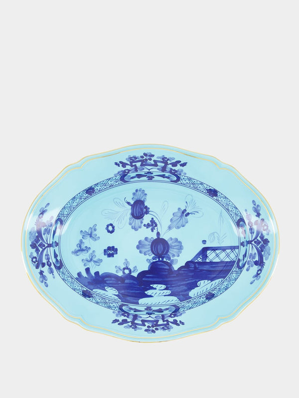 Oriente Italiano Iris Oval Platter