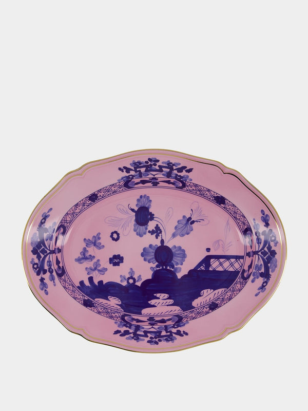 Oriente Italiano Azalea Oval Platter