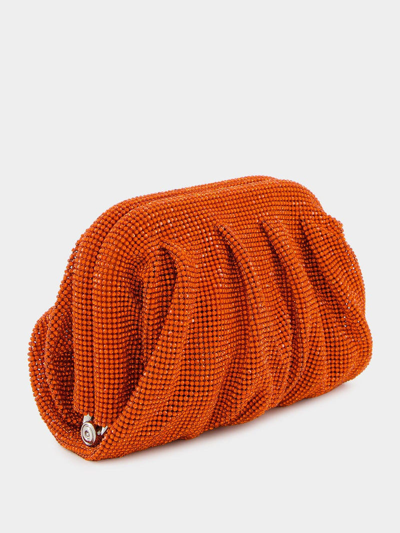 Venus La Petite Orange Crystal Clutch