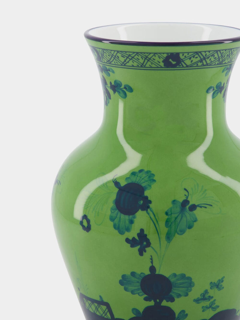 Oriente Italiano Malachite Ming Vase