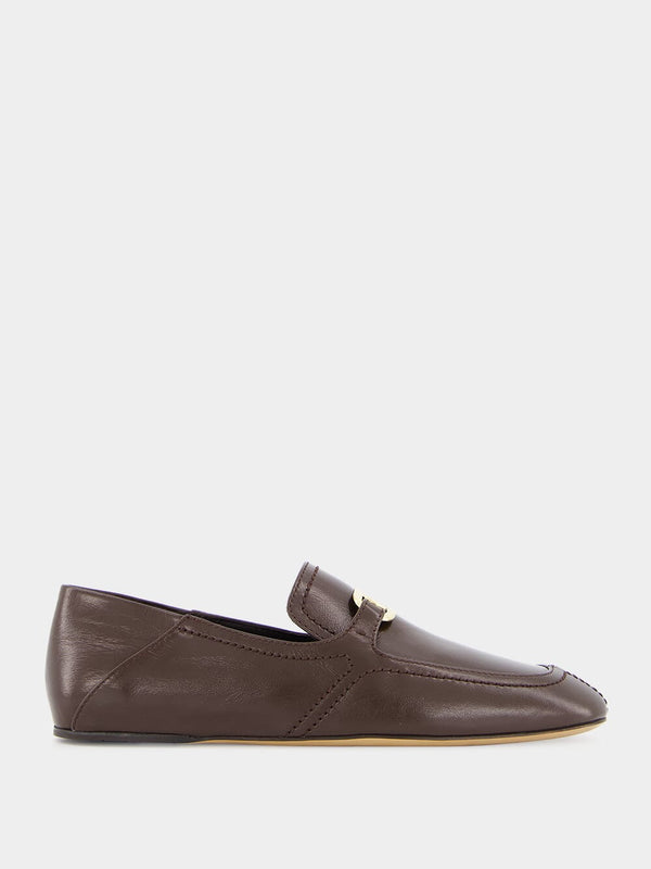 New Vara Buckle Leather Loafer