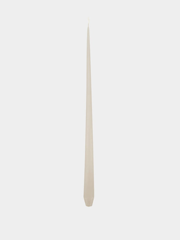 Taper Candle 42cm linen grey