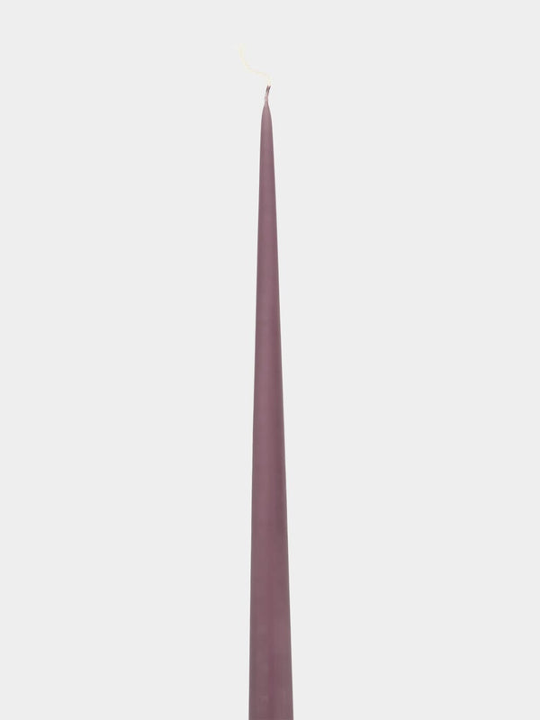 Muted Mauve Taper Candle