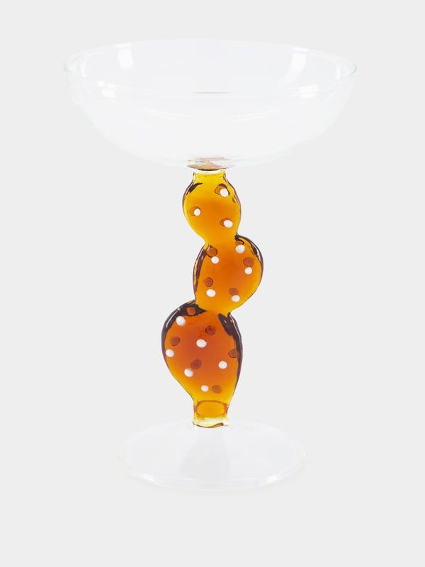 Cactus Champagne Glass