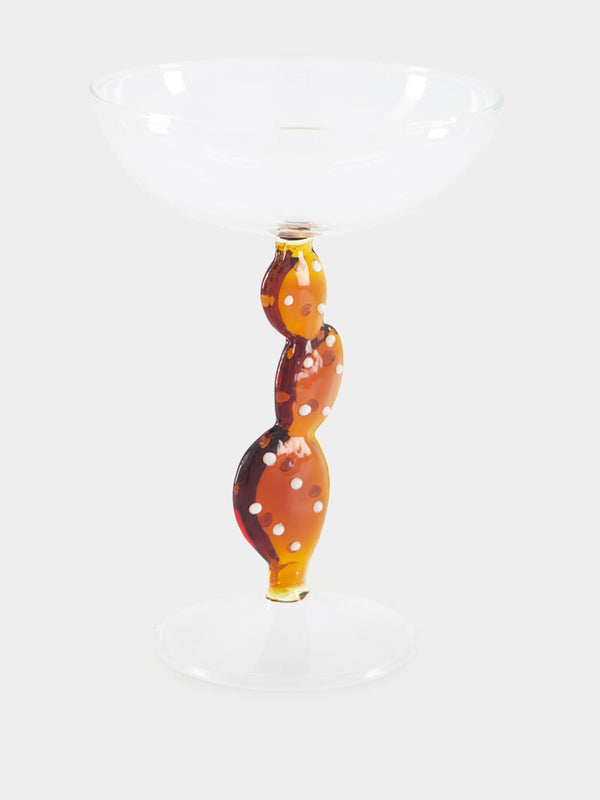 Cactus Champagne Glass