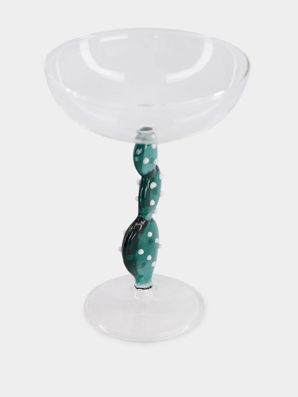 Cactus Champagne Glass