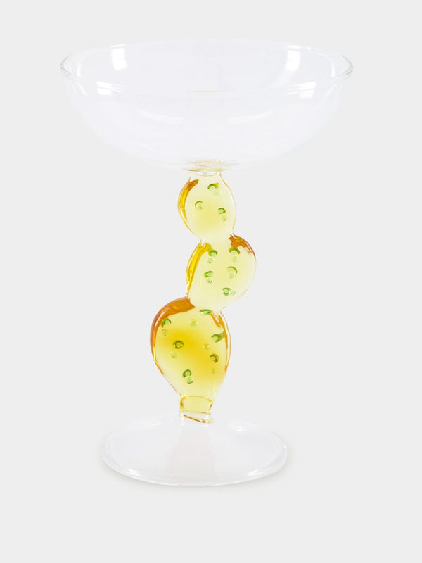 Cactus Champagne Glass