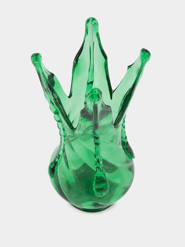 Emerald Glass Vase