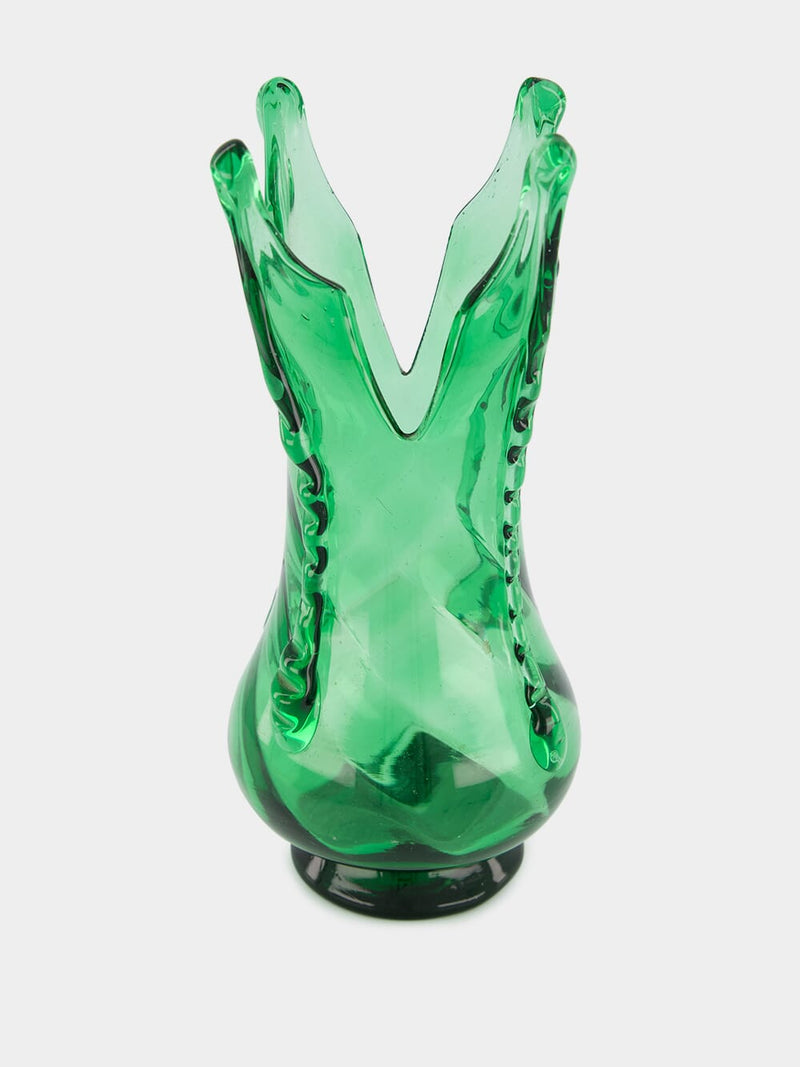 Emerald Glass Vase