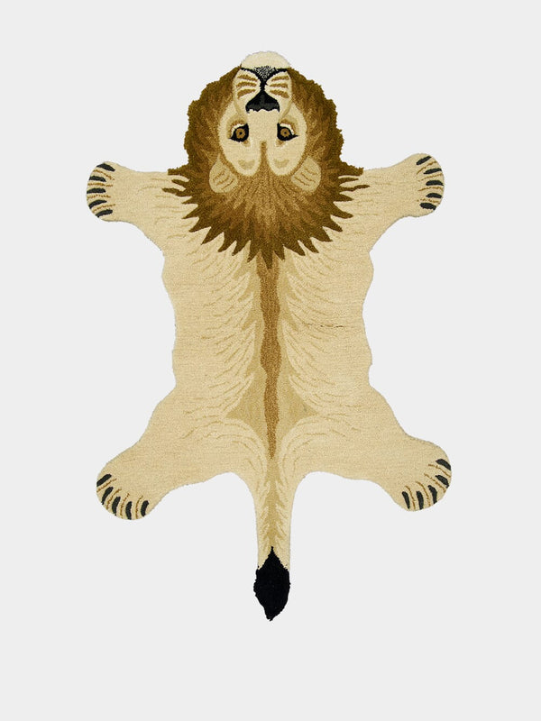 Moody Lion Rug Large