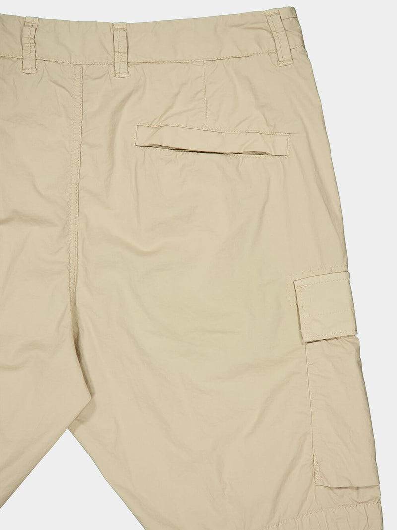 Light Cotton Cargo Bermuda Shorts