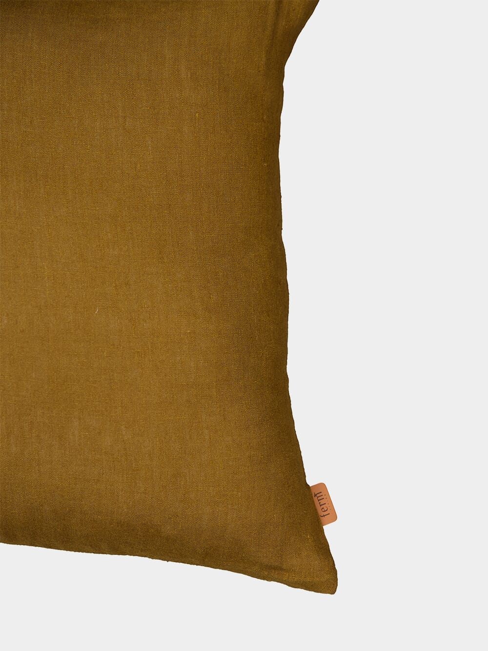 Brown Linen Cushion