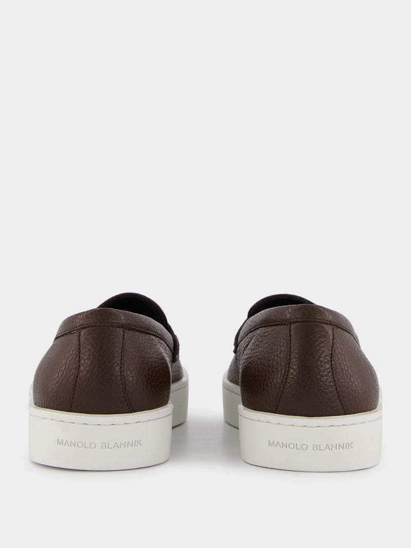 Ellis Brown Calf Leather Loafers