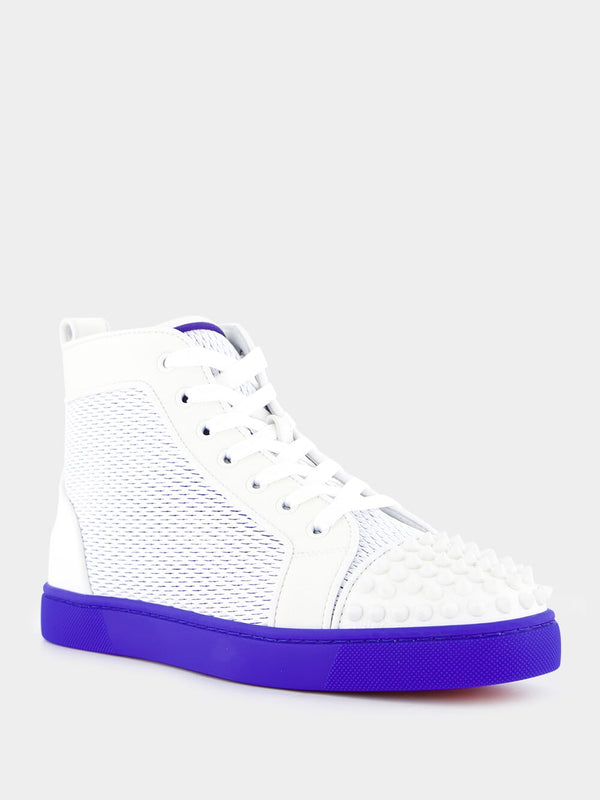 Lou Spikes high-top leather sneakers