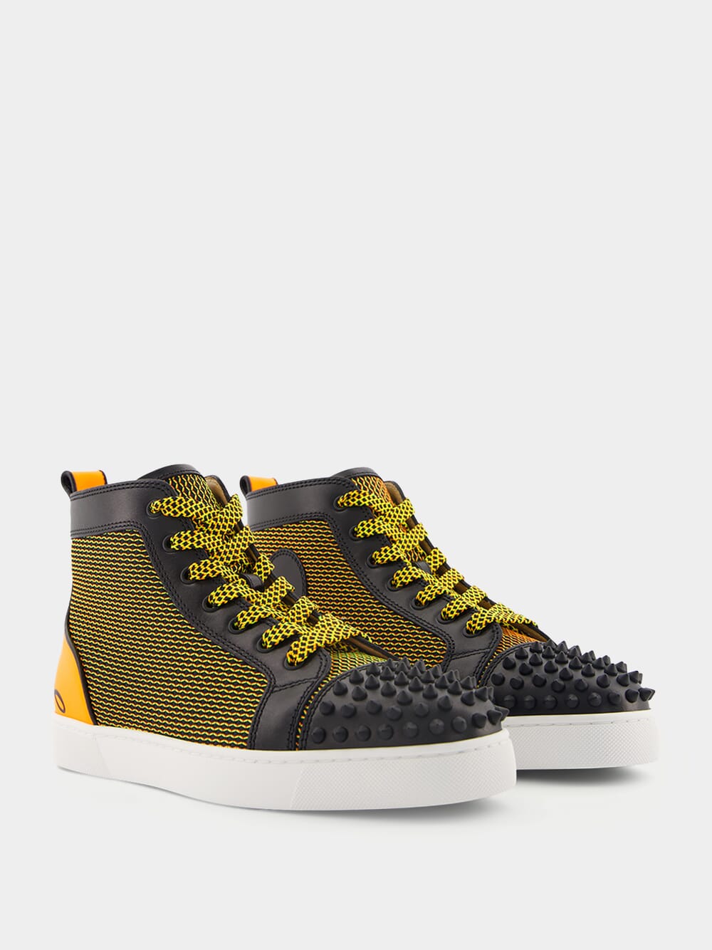 Fun Lou Spikes high-top leather sneakers