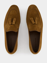 Chester Brown Suede Tassel Loafers