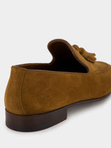 Chester Brown Suede Tassel Loafers