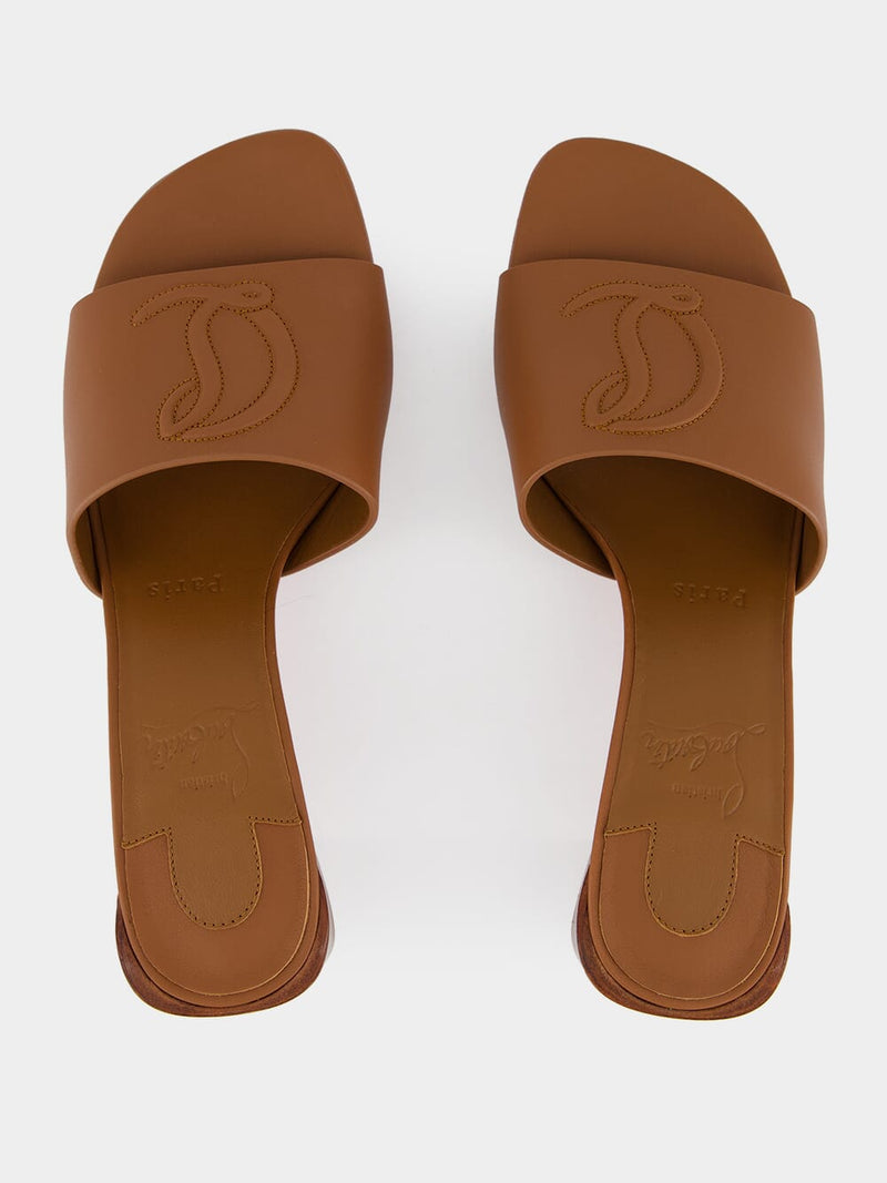 So CL Brown Mule Sandals