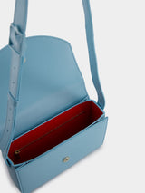 Loubi54 Blue Nappa Crossbody Bag