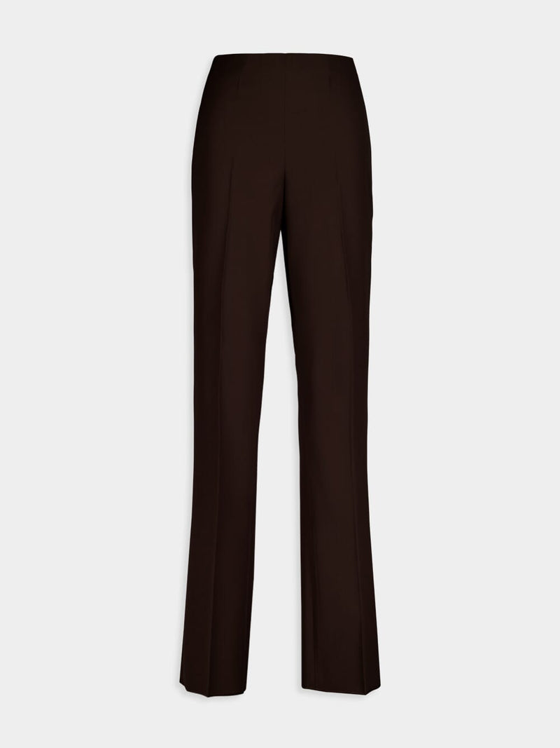Wool Pleated Trousers