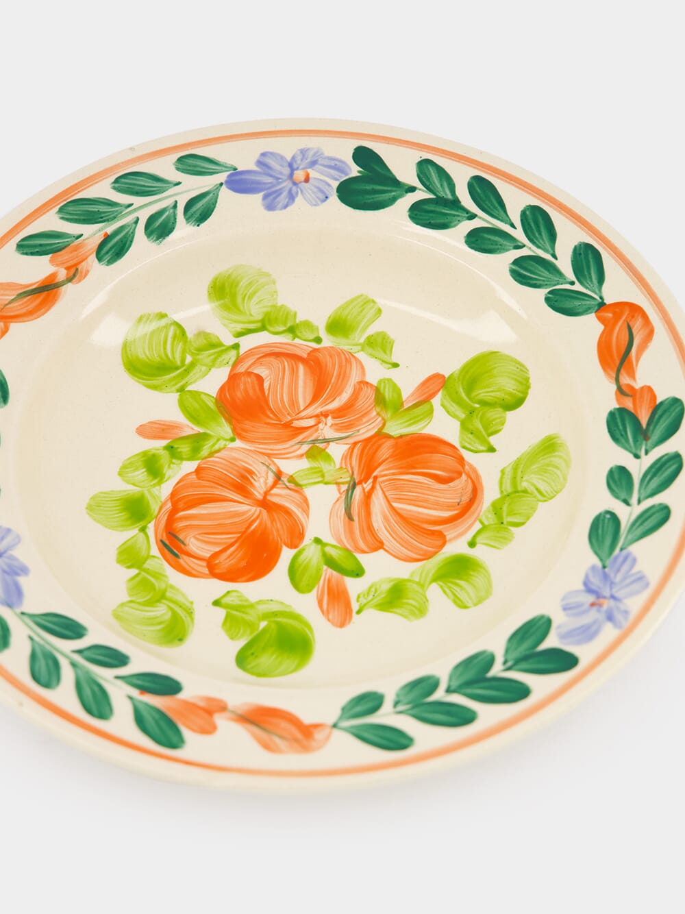 Transylvanian Floral Soup Plate