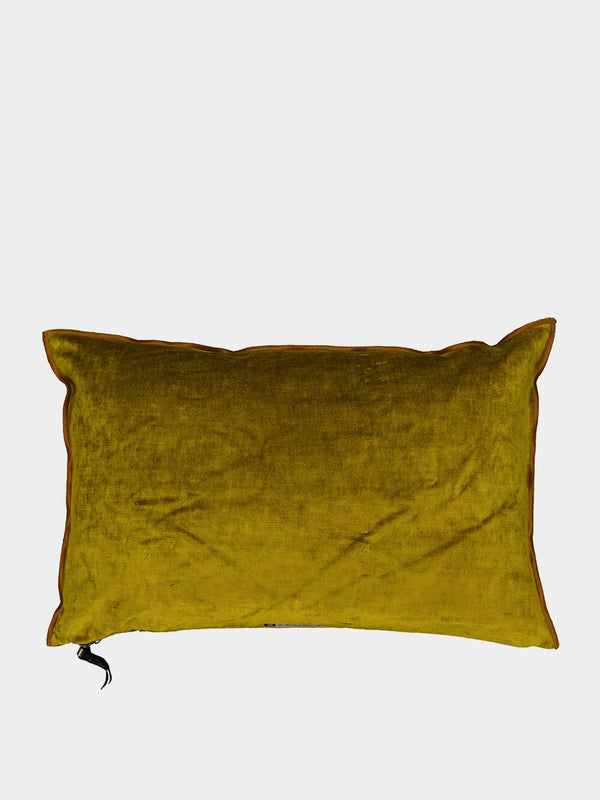 Royal Velvet Ocre Cushion
