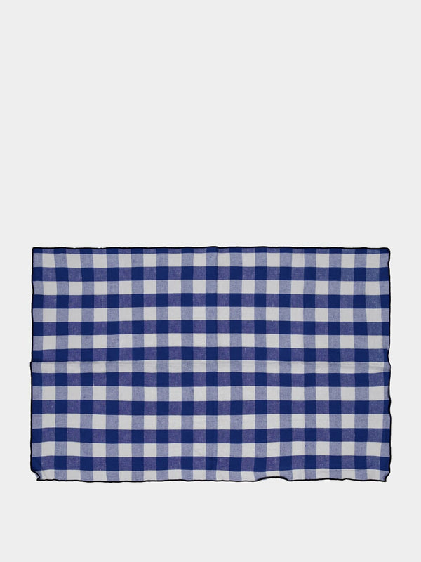 Mimi Vichy Canvas Bourdon Kitchen Towel