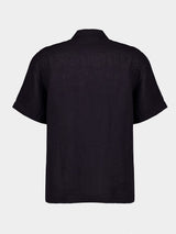 Angelo Linen Camp Collar Shirt
