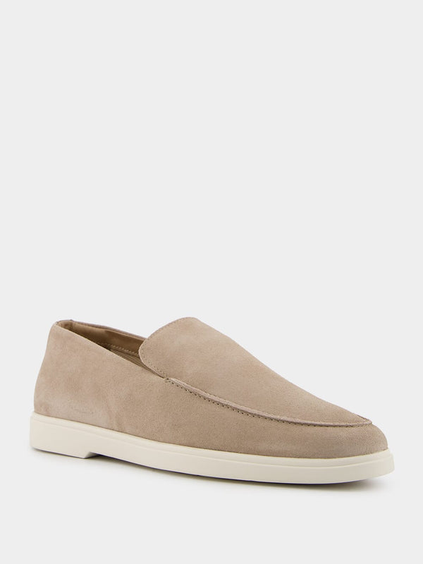 Miguel Beige Suede Loafers