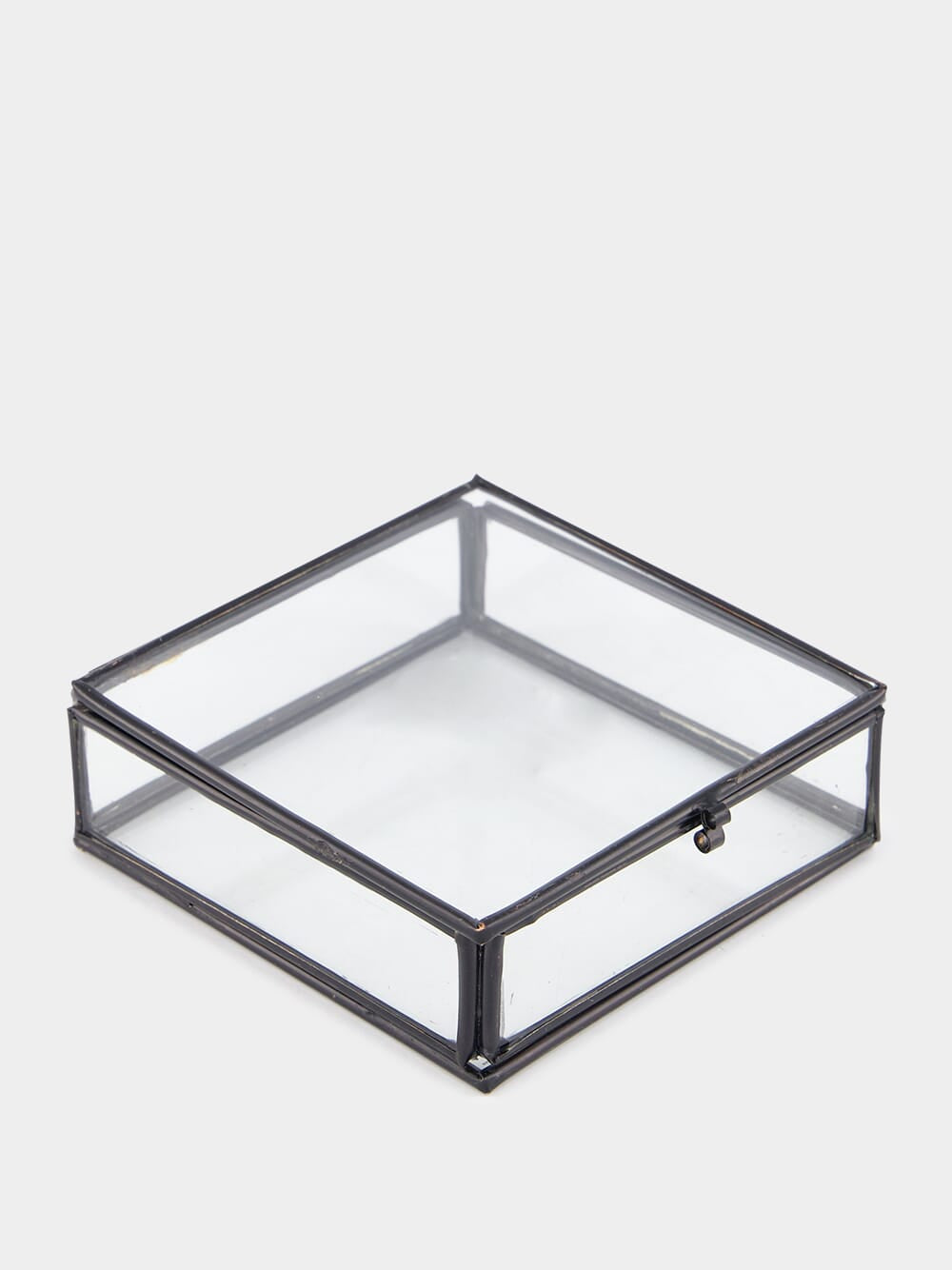 Madam Stoltz Handmade Square Glass Box | Fashion Clinic