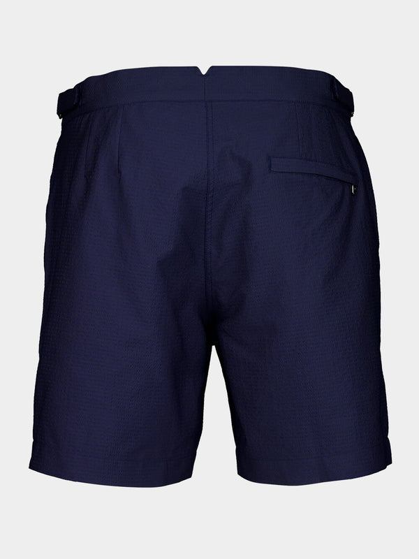 Navy Tailored Swim Shorts