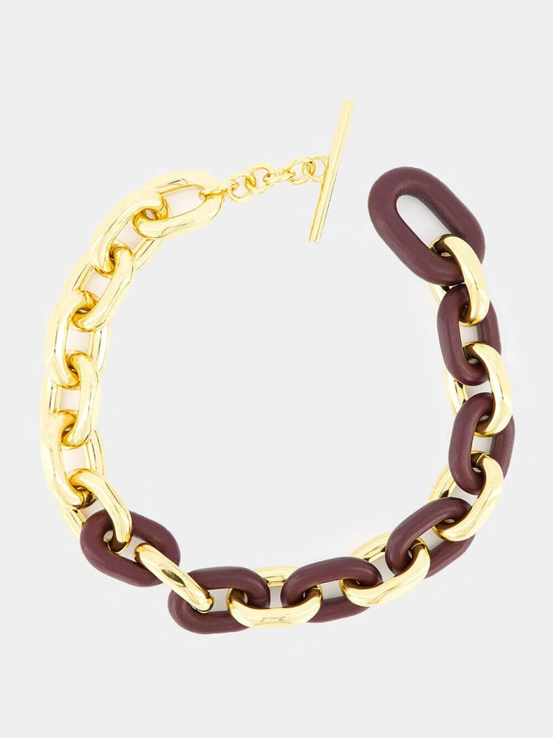 Sepia Gold Xl Link Necklace