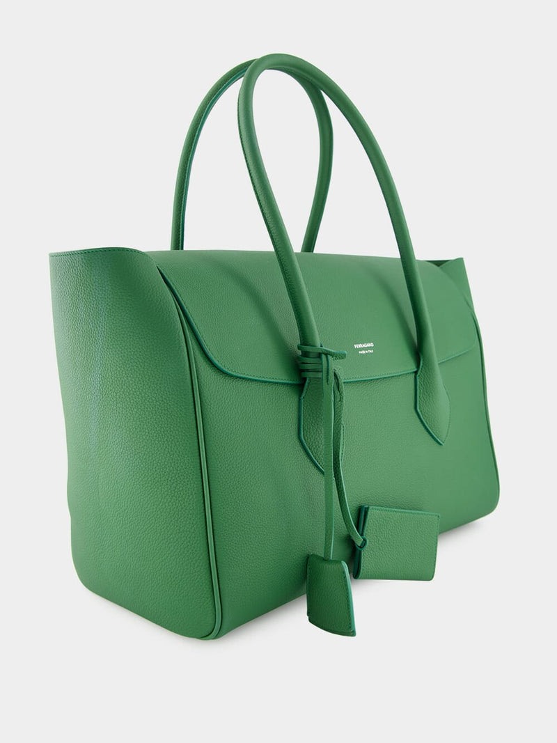 Forest Green Large Tote Bag