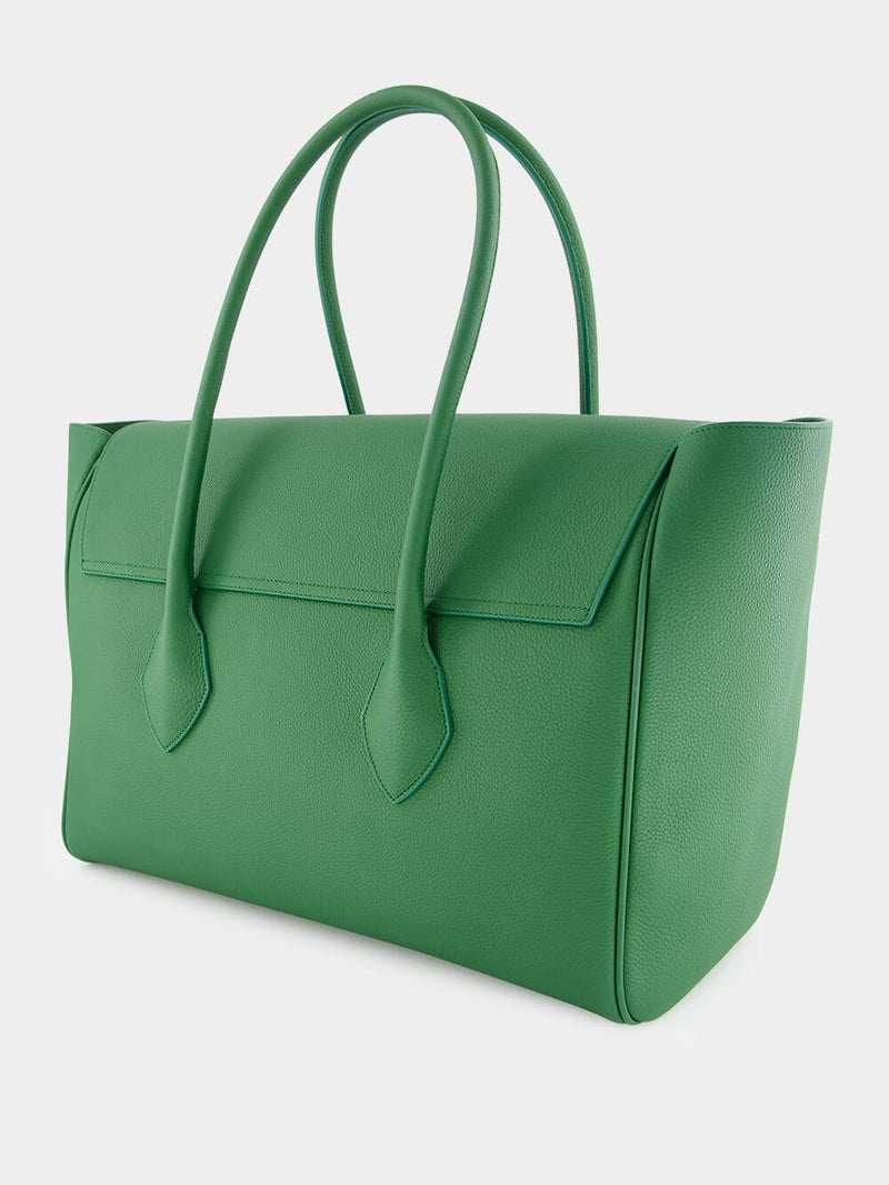 Forest Green Large Tote Bag