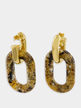 Bicolored Sahara XL Link Earrings