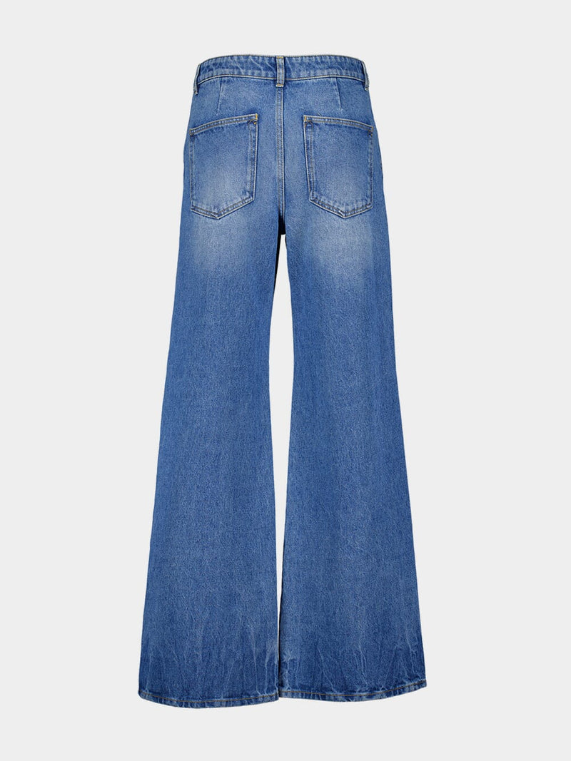 1969 Discs Flared Jeans