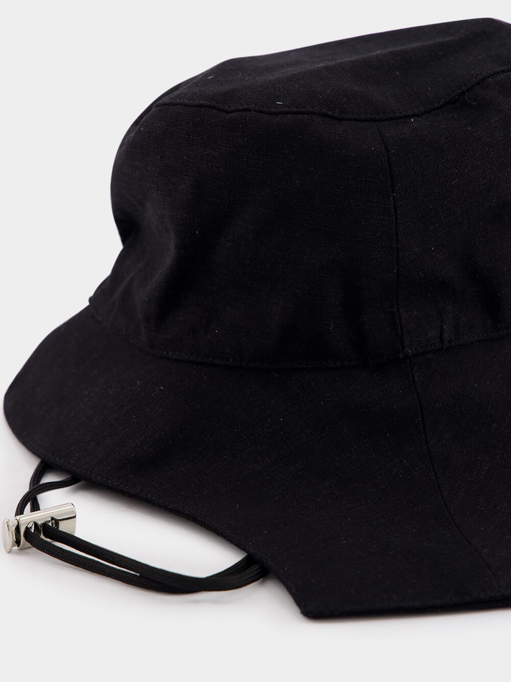 Asymmetric Safari Linen Hat