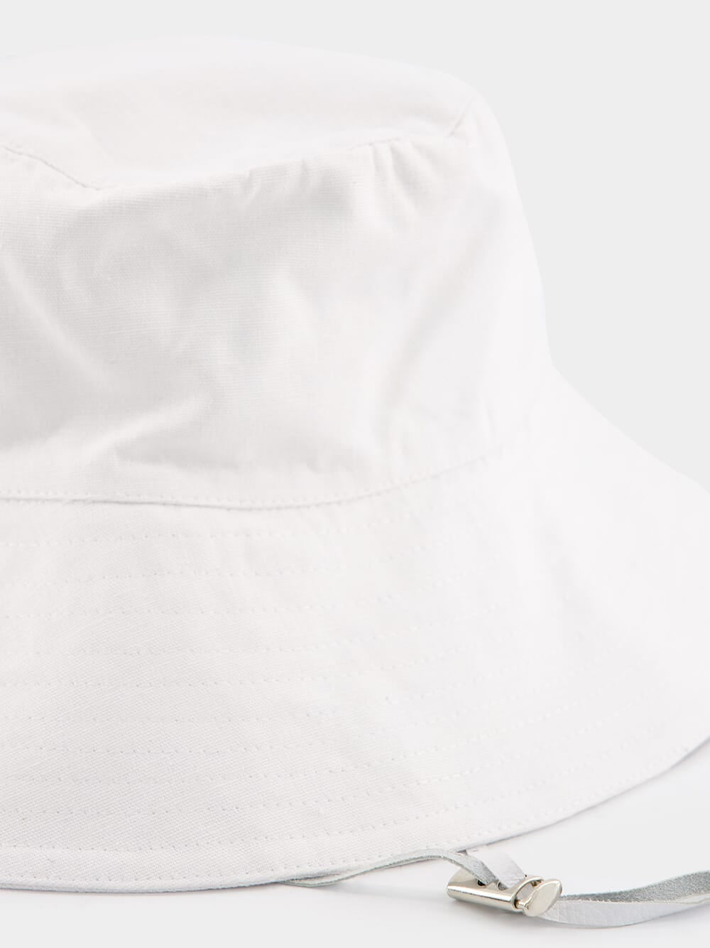 Safari White Linen Hat
