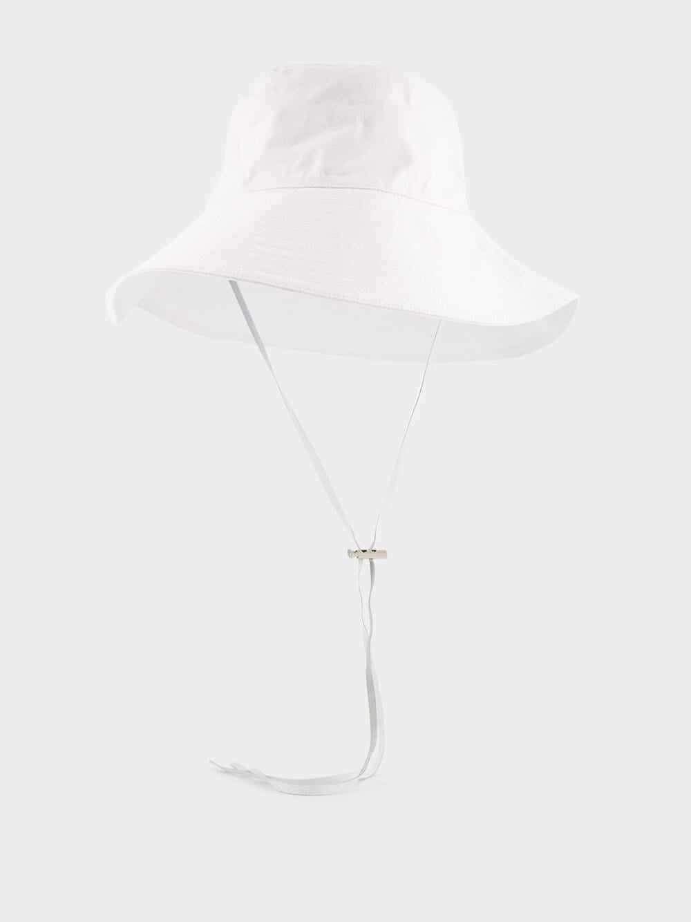 Safari White Linen Hat