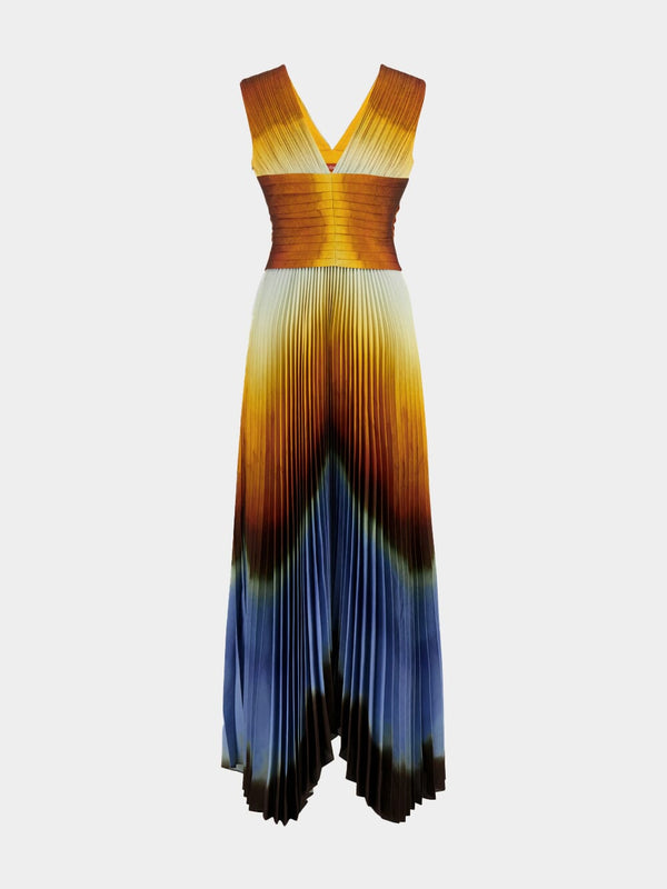 Kalymnos Shibori-Print Maxi Dress