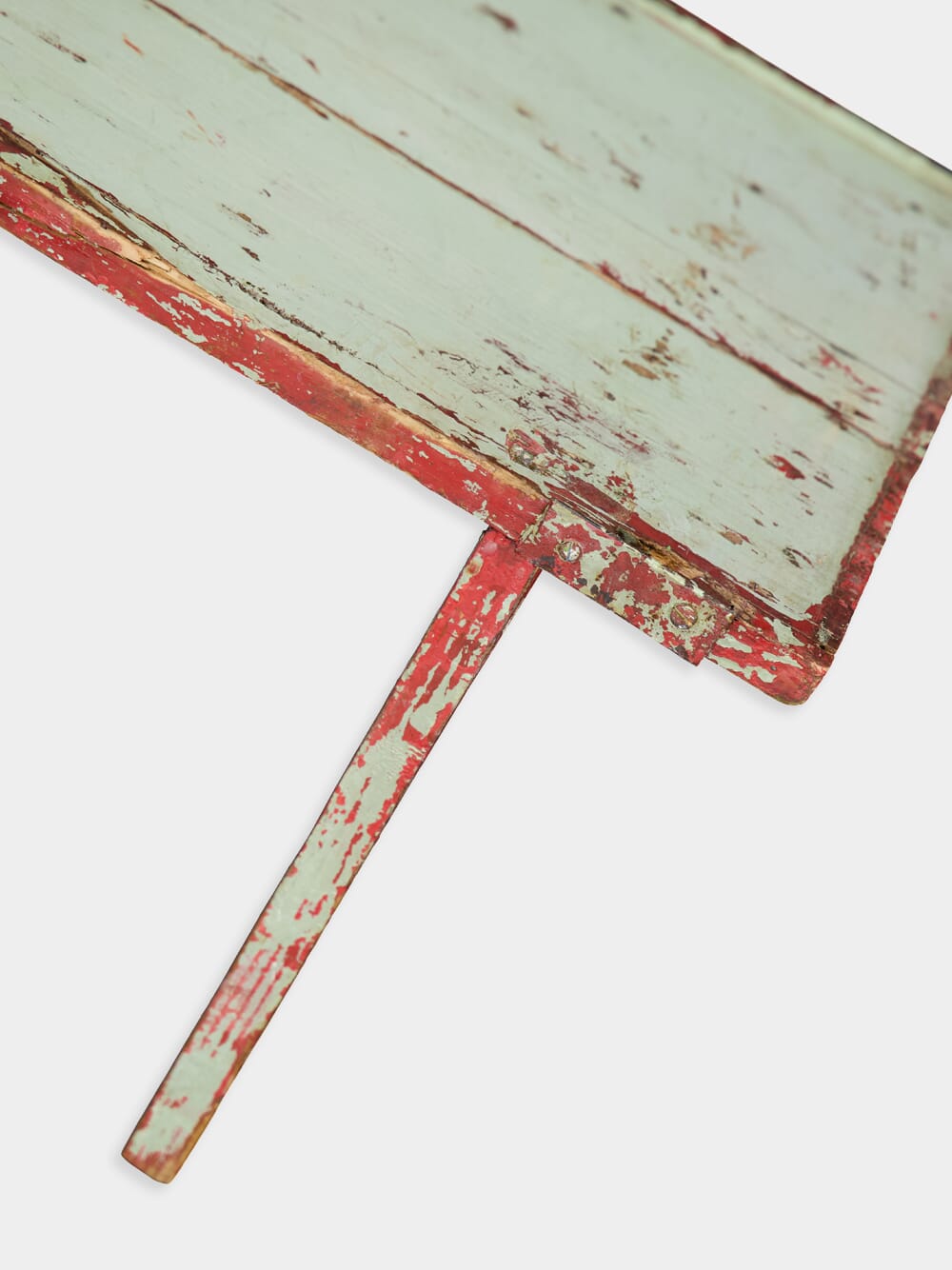 Distressed Effect Red Shelf