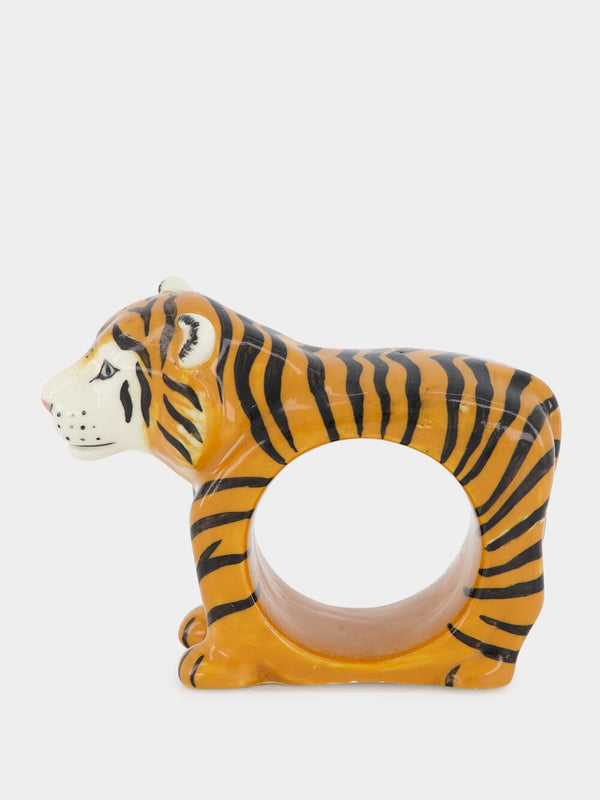 Tiger Napkin Ring Holder