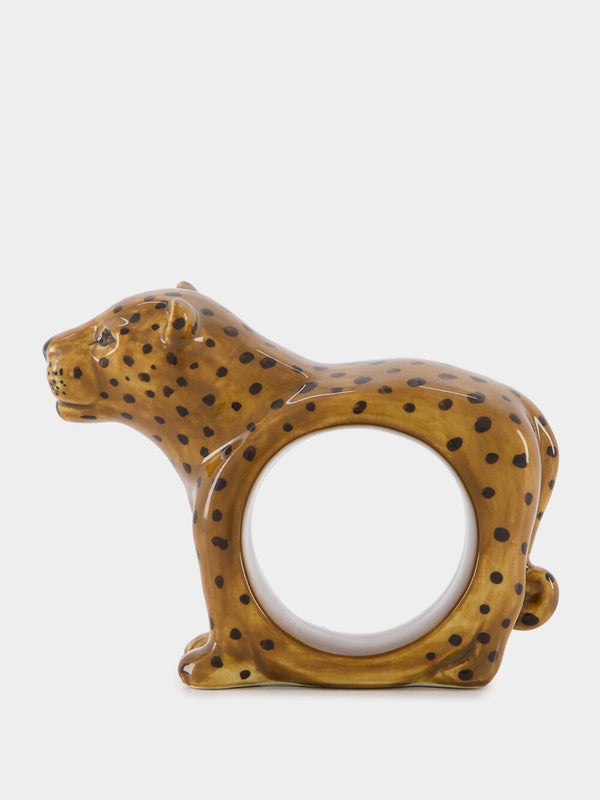 Leopard Napkin Ring Holder