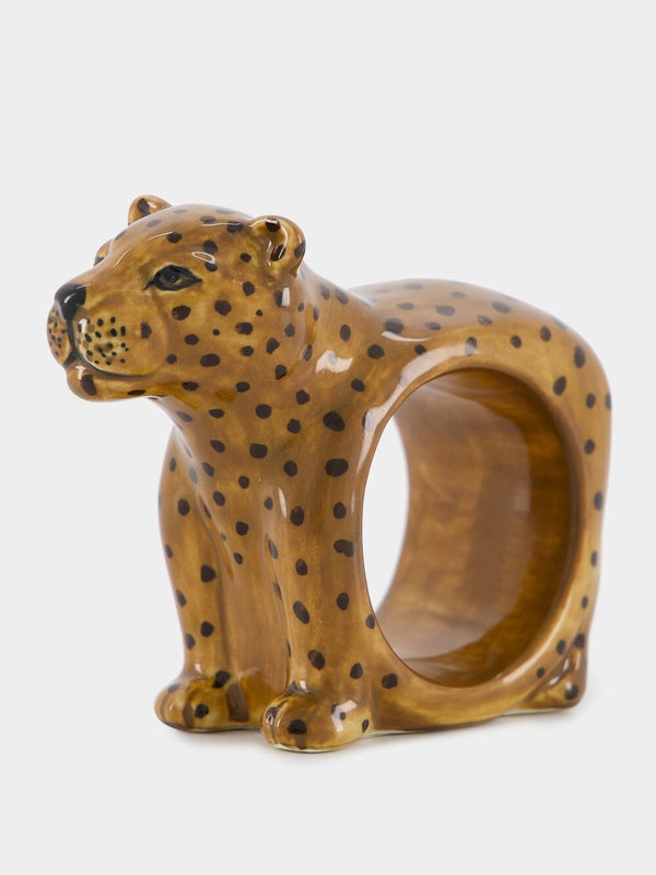 Leopard Napkin Ring Holder