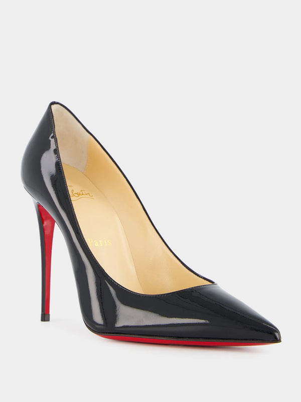 Kate 100mm leather pumps