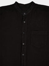 Classic Black Linen Shirt