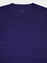 Navy Blue Linen T-Shirt